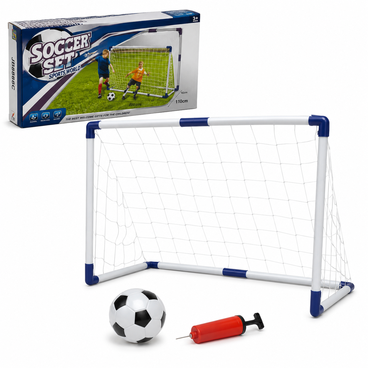 Arco futbol plastico h.80x1.10x42
