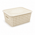 Caja plástica c/tapa trenzada