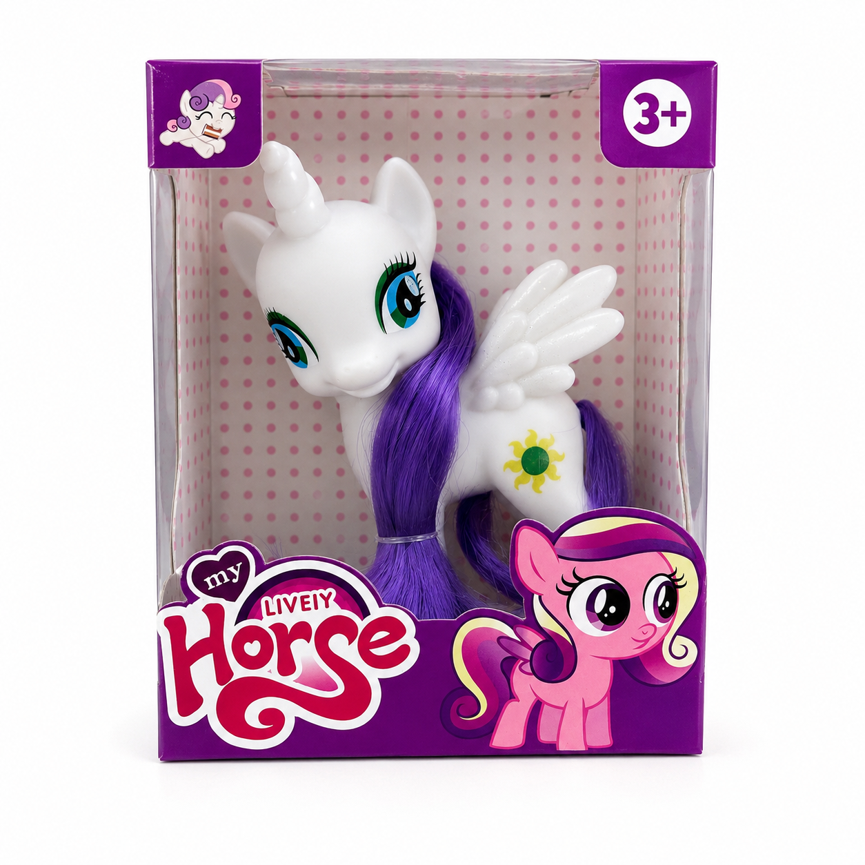 Pony en caja