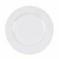 Plato cerámica blanco