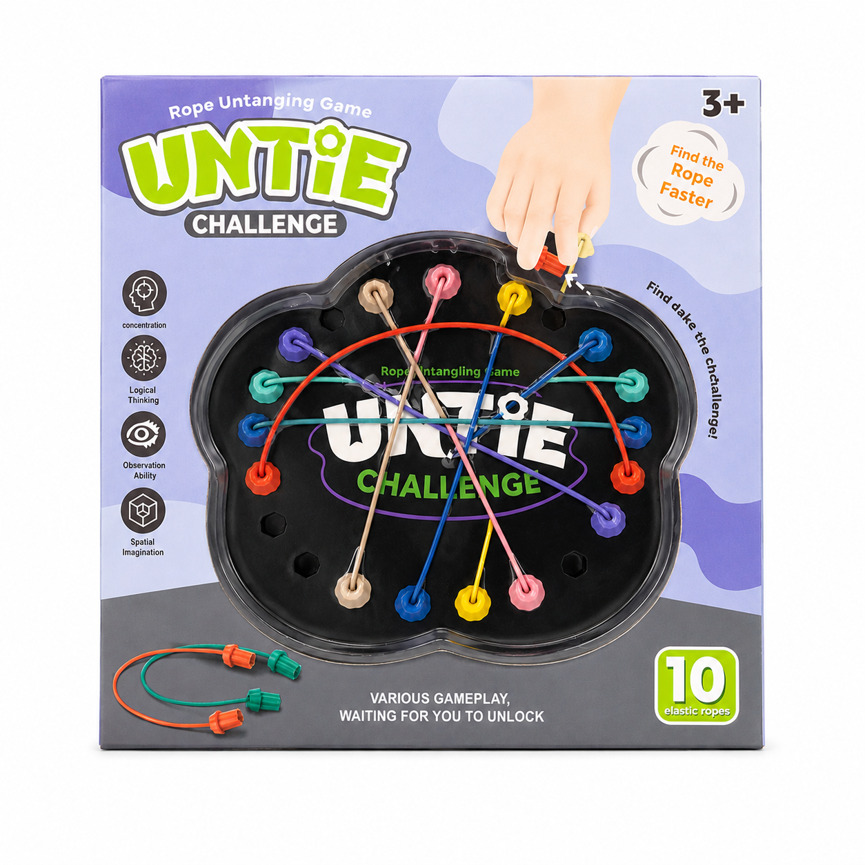 Juego de mesa "desatar"
