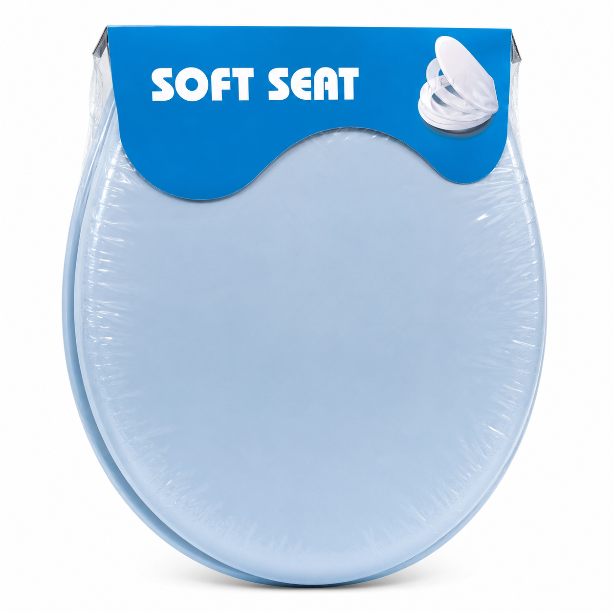 Asiento inodoro acolchonado liso