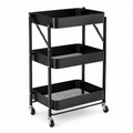 Rack metal 3 niveles c/ ruedas