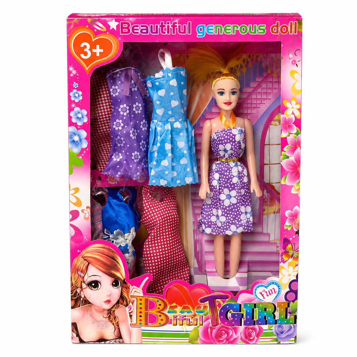 Muñeca 7 vestidos