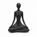 Adorno cerámica mujer yoga