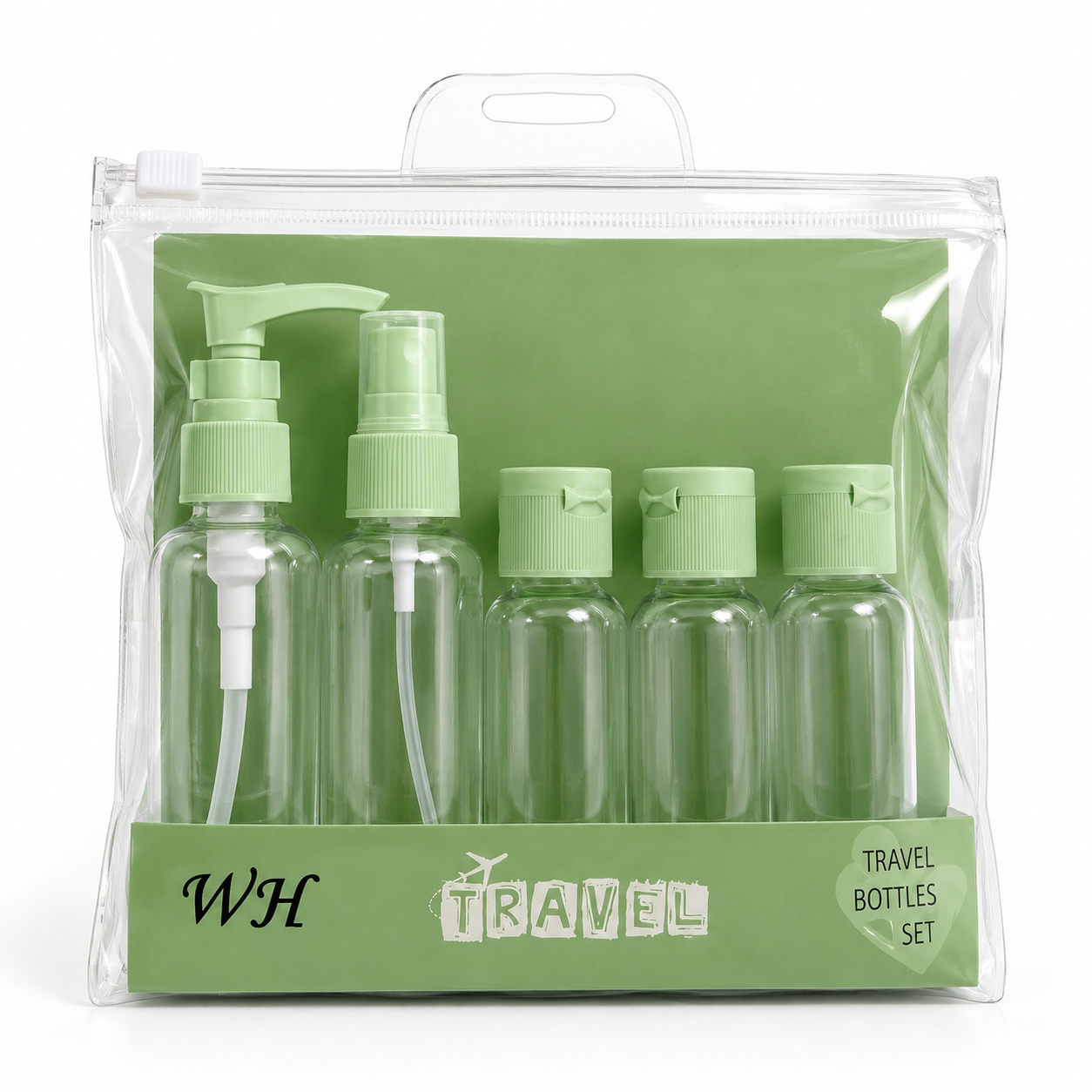 Frascos para viaje en ziploc