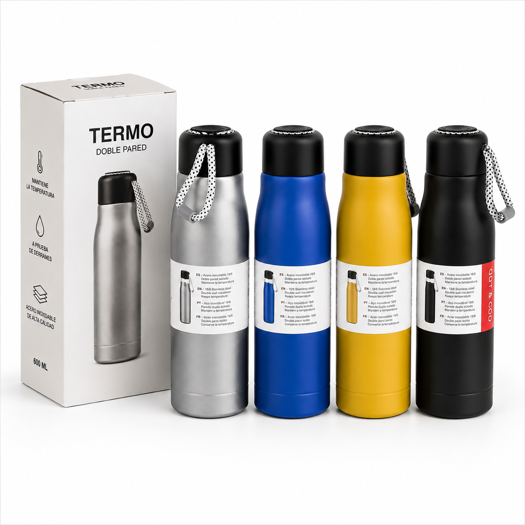 Botella termica acero 500 ml