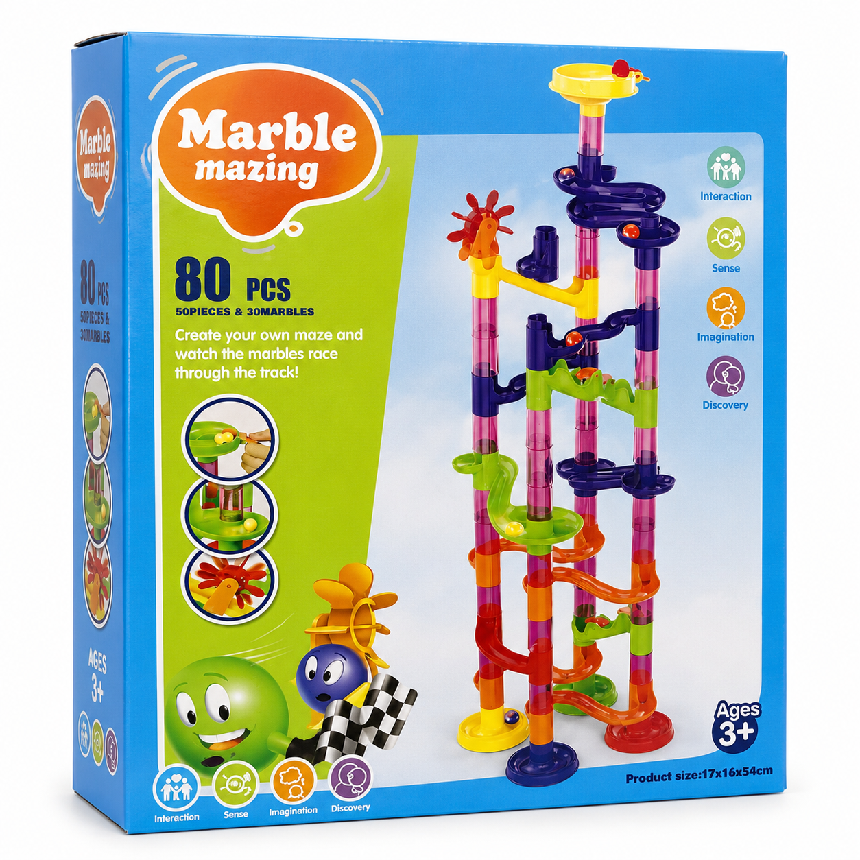 Juego "marble race game"