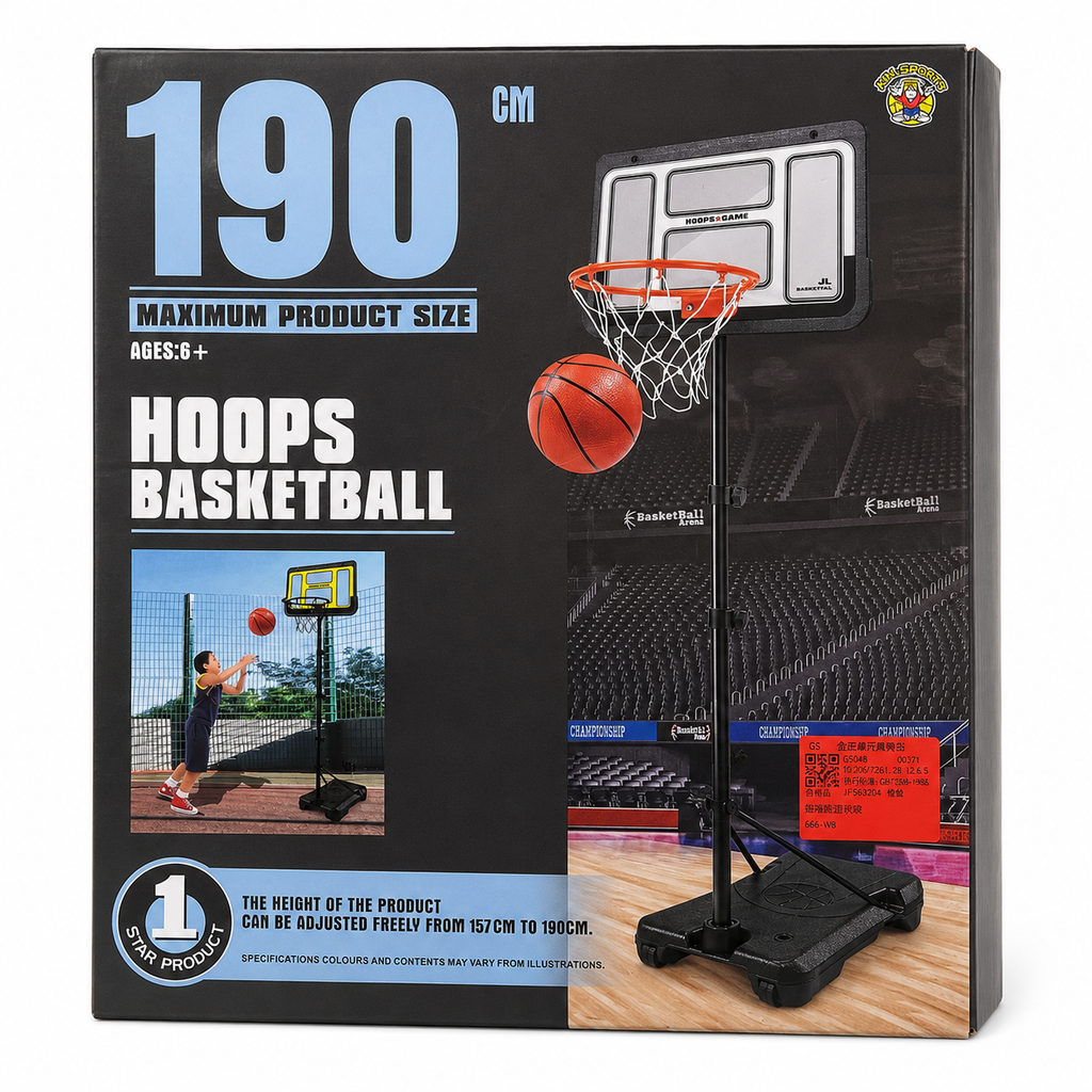 Tablero basquetbol de pie H.1.90