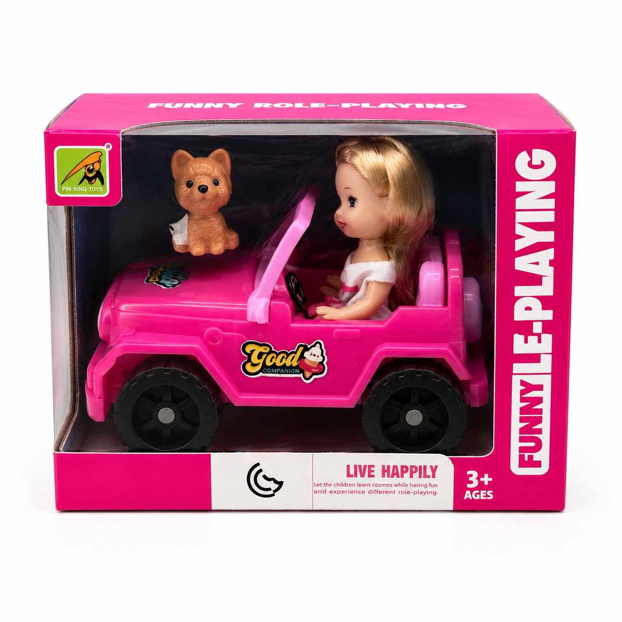 Auto / jeep mini c/ muñeca y accesorios