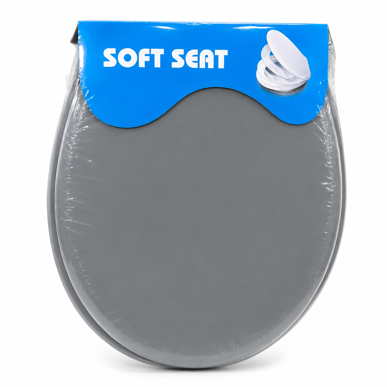 Asiento inodoro acolchonado liso