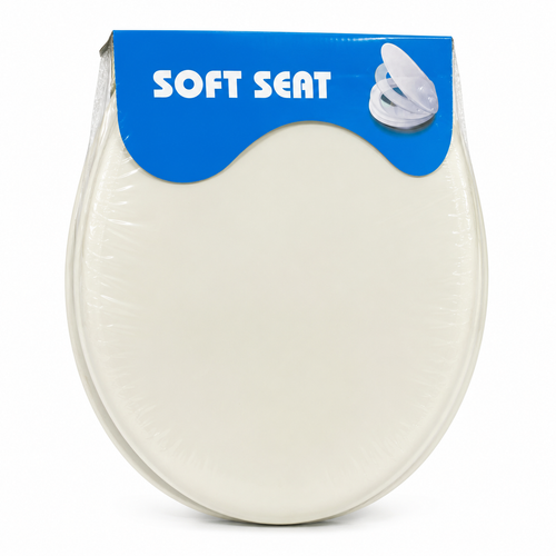 Asiento inodoro acolchonado liso