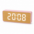 Reloj digital madera