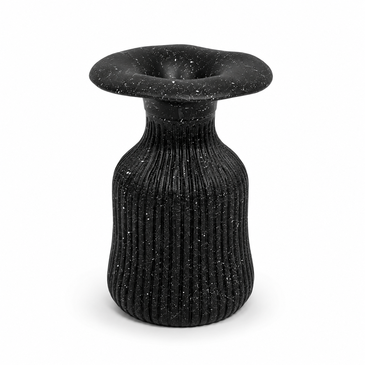 Jarroncito ceramica rayado