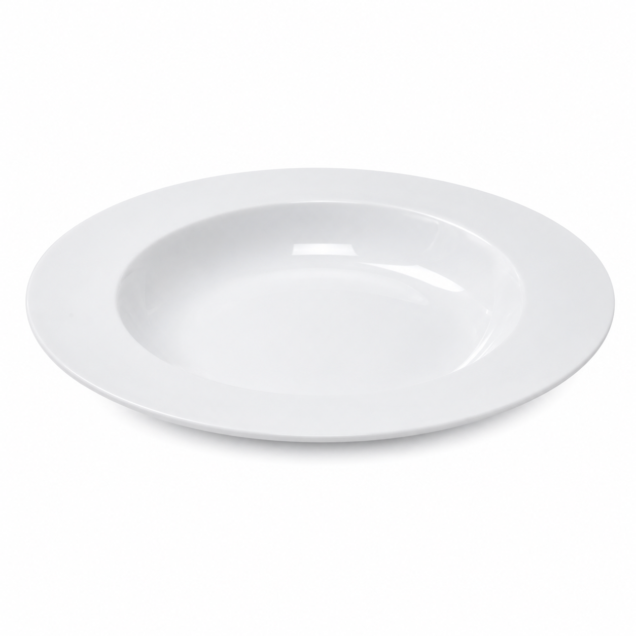 Plato cerámica blanco