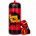 Bolsa boxeo con guantes mediana