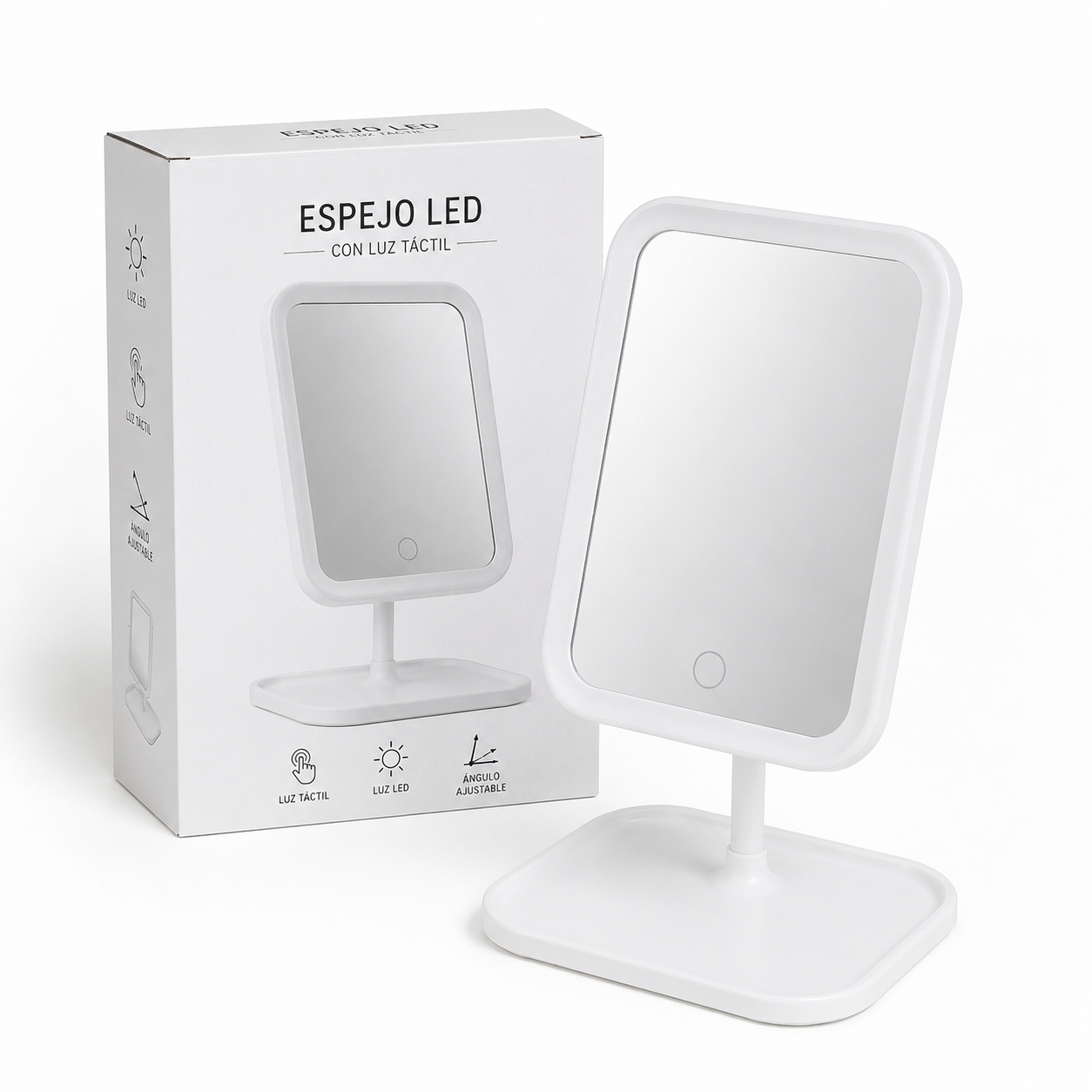 Espejo con luz led