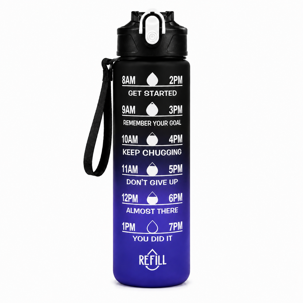 Botella deportiva bicolor 800 ml