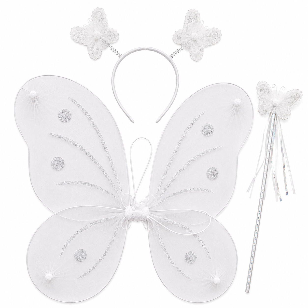 Mariposa alas princesa con accesorios