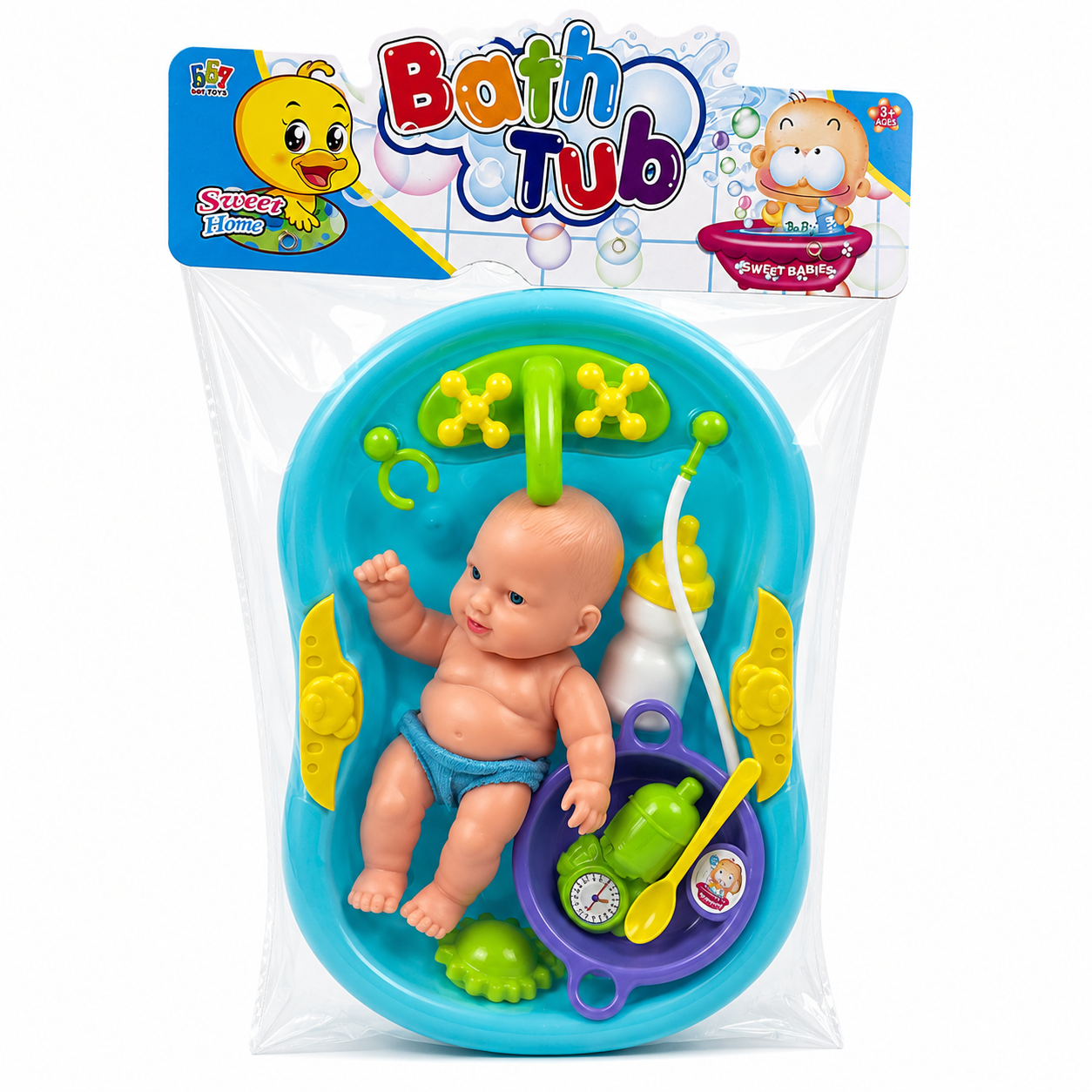 Bañito p/bebe c/accesorios