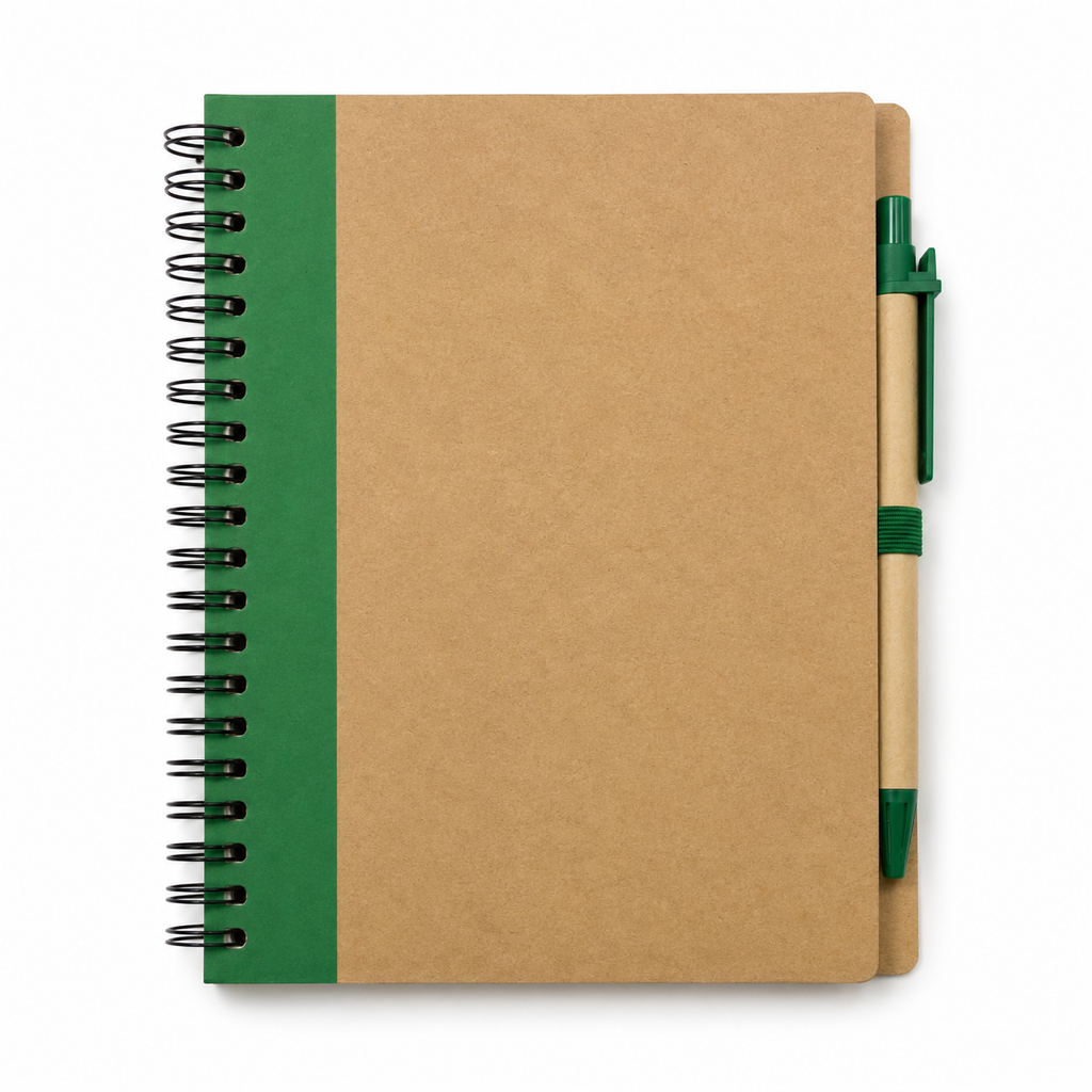 Cuaderno notas c/ lapicera c/ espiral