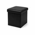Baul plegable con deposito simil cuero