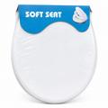Asiento inodoro acolchonado liso