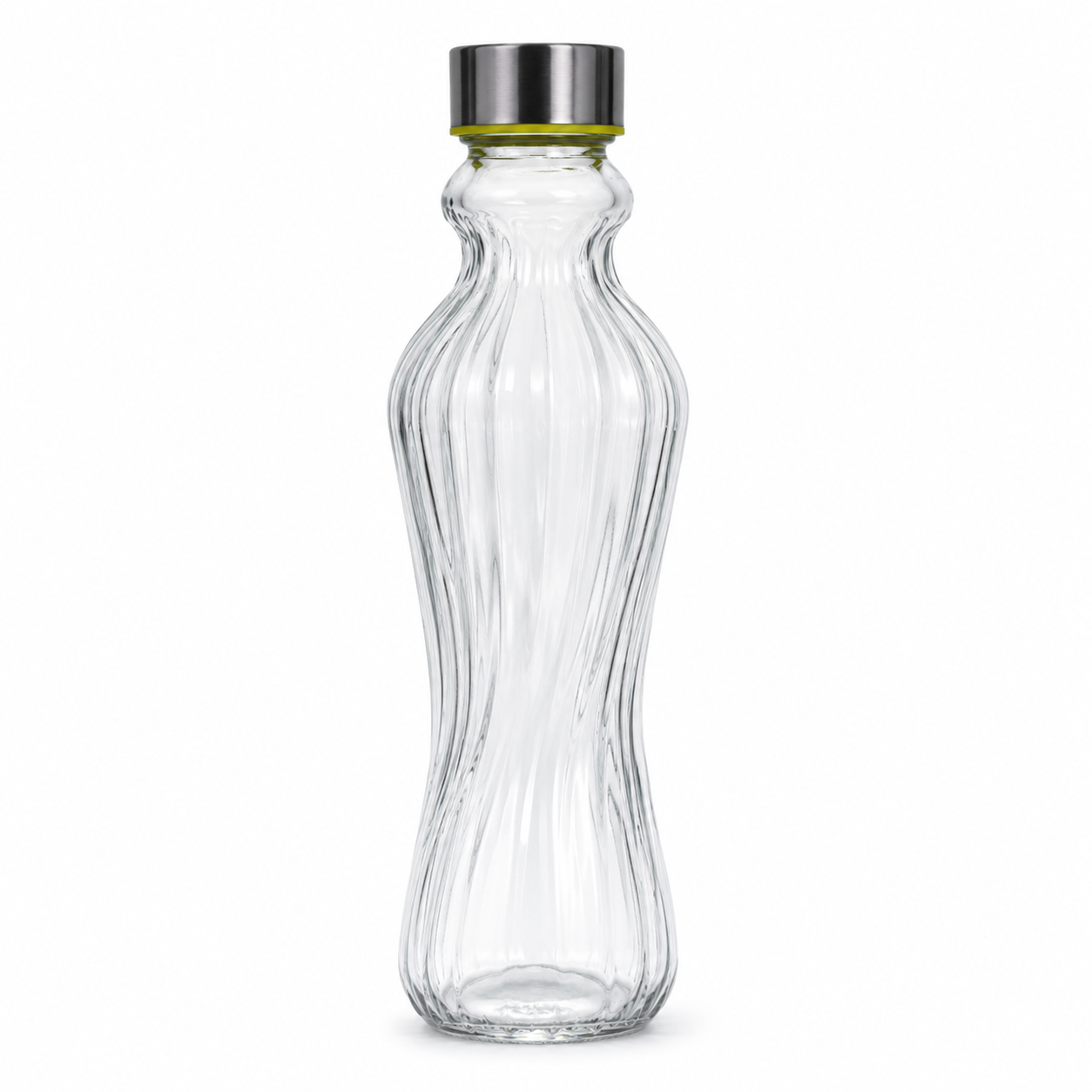 Botellón vidrio acanalado c/ tapa