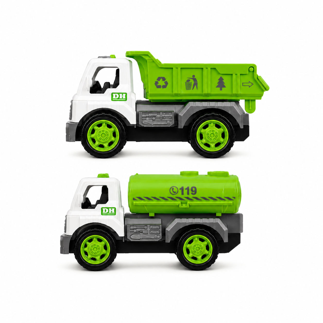 Camioncito de basura x2