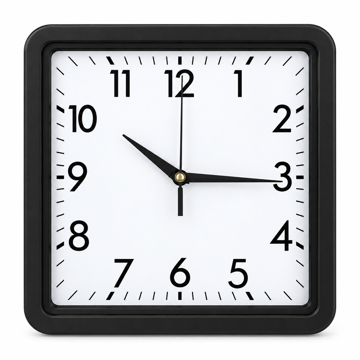 Reloj de pared cuadrado