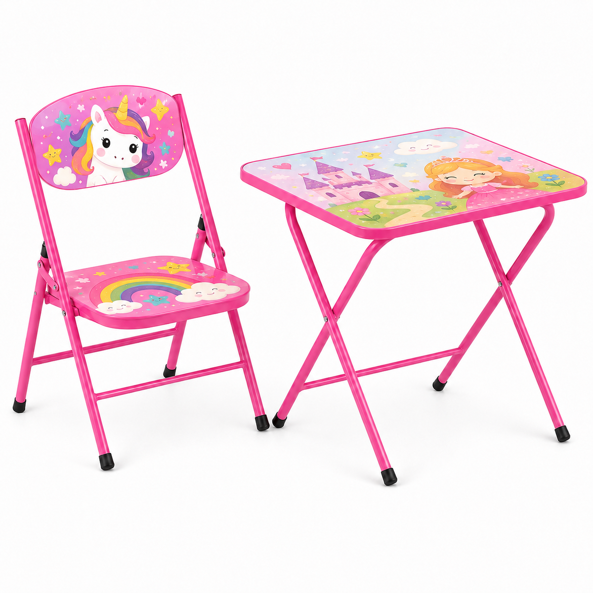 Mesa con silla infantil madera